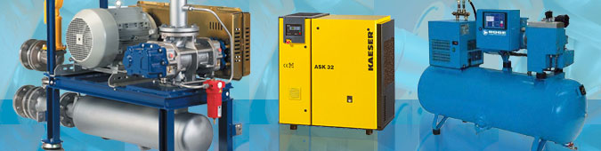 Воздушные и газовые компрессоры AERZEN, Atlas Copco,  BOGE,  REMEZA, ЛМФ