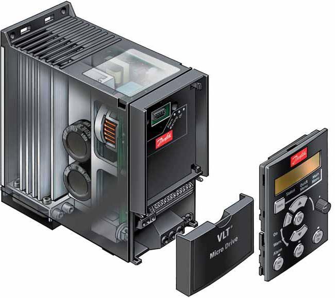 Danfoss VLT Micro Drive внутри