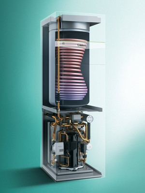 Тепловой насос Vaillant flexoCOMPACT внутри
